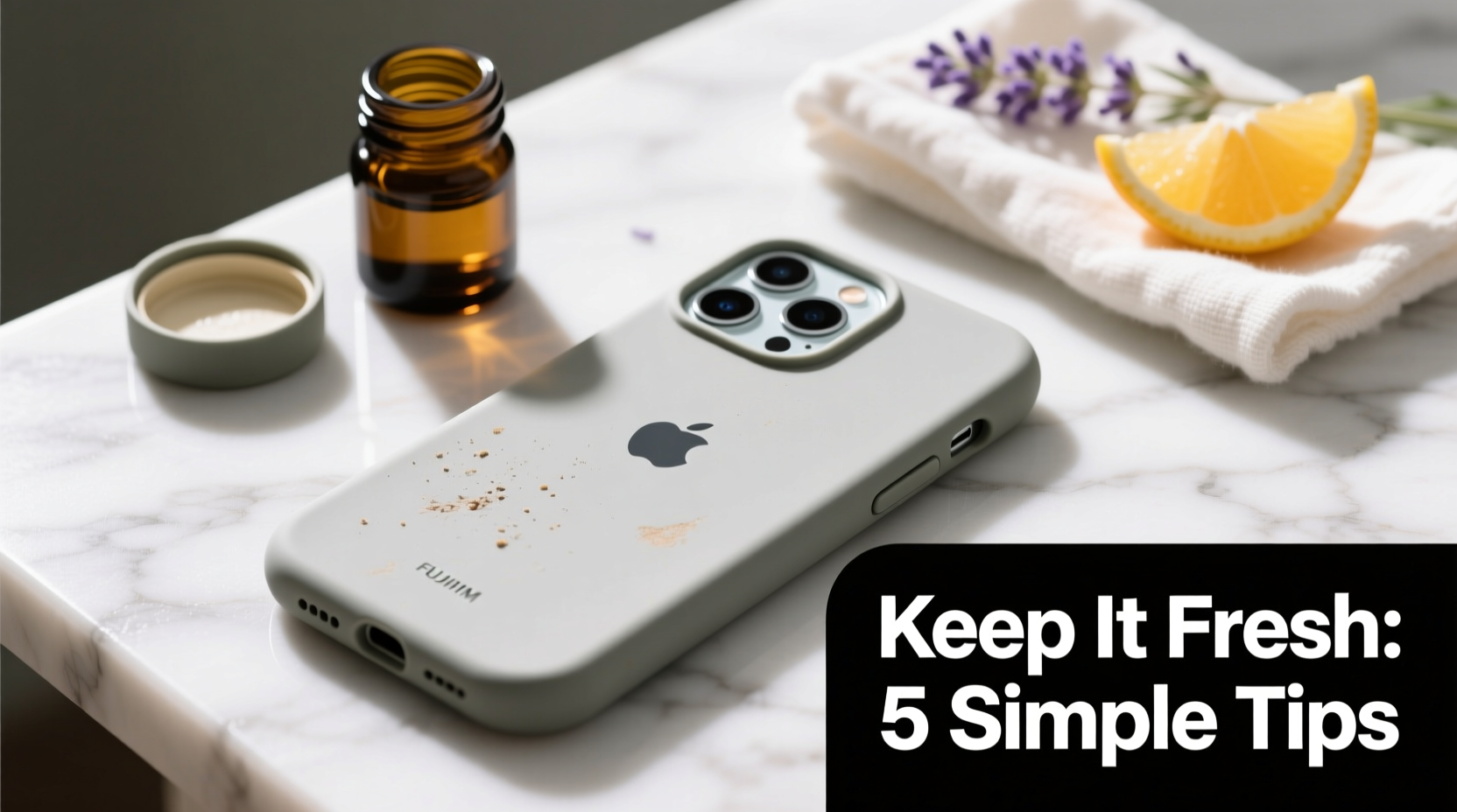 how to keep your phone case from smelling after months of use