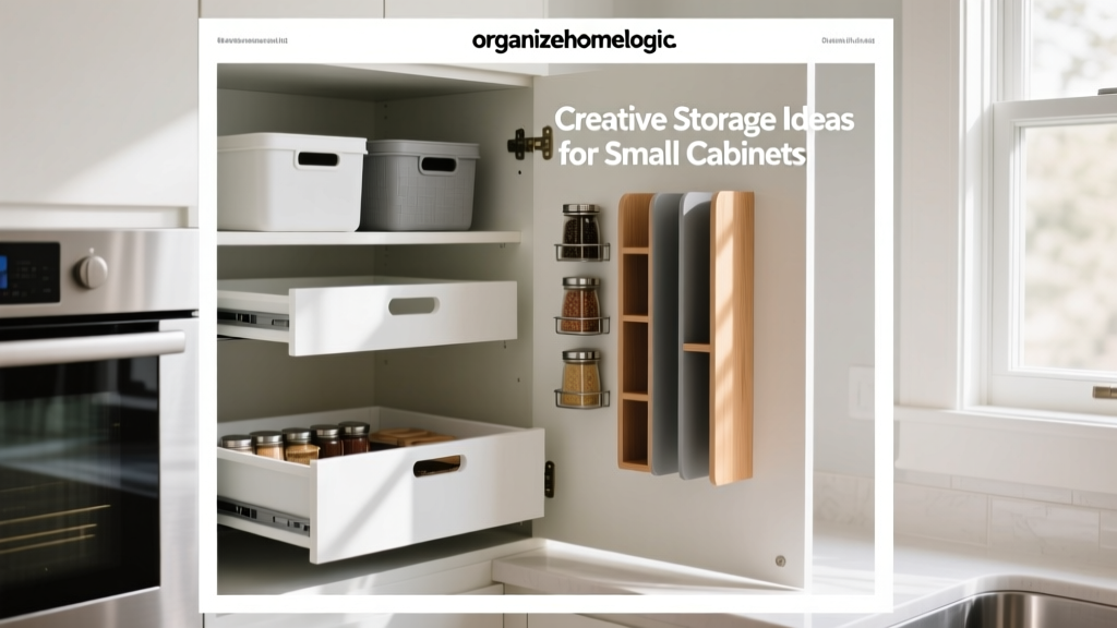 Creative Storage Ideas for Small Cabinets