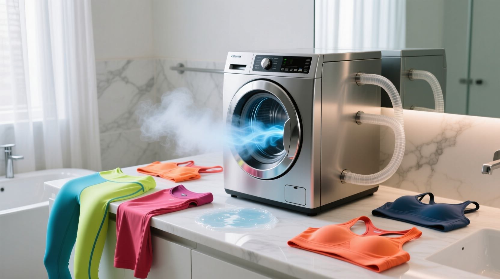 ozone laundry systems colored activewear safety