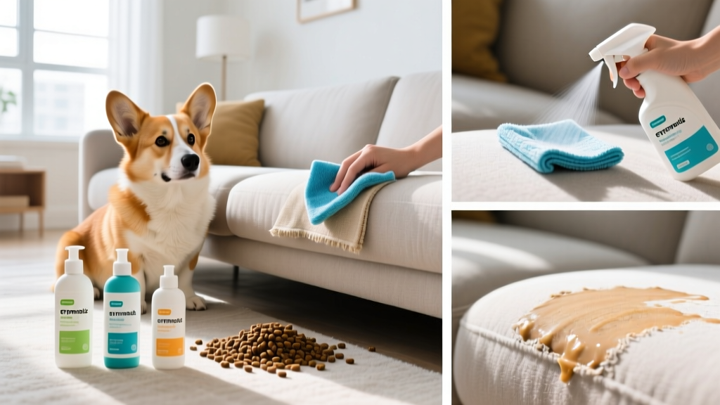 Tested Methods to Clean Pet Food From Upholstery Fast