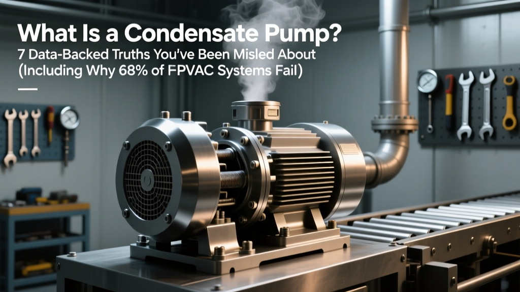 Condensate Pump Truths: Sizing Errors Cause 68% HVAC