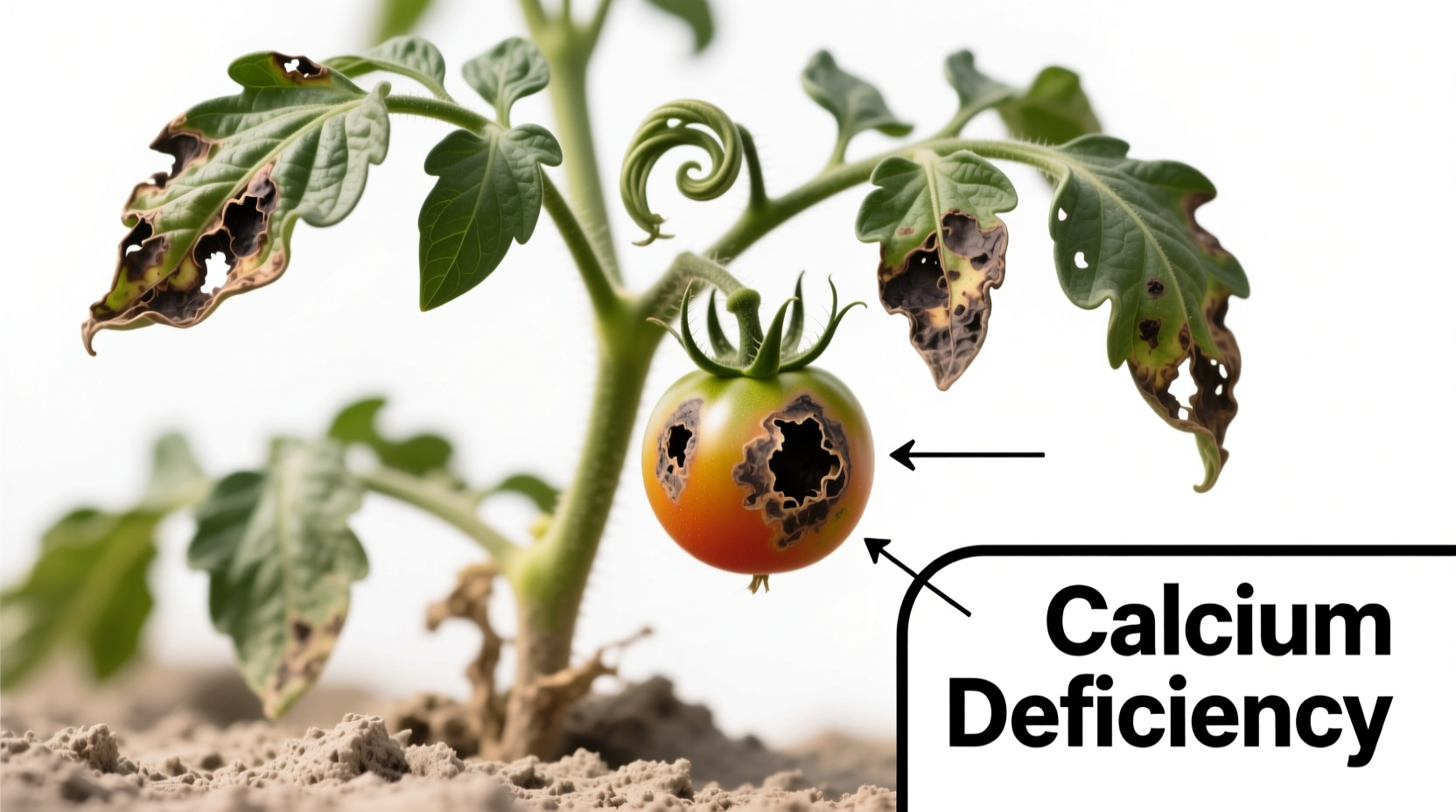 Tomato Calcium Deficiency: Real Causes & Science-Backed Solutions