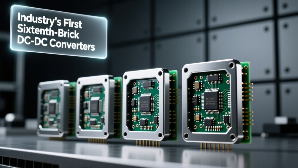 Sixteenth-Brick DC-DC Converters Debut as Industry’s First: Redefining Power Density, Thermal Management, and System Integration