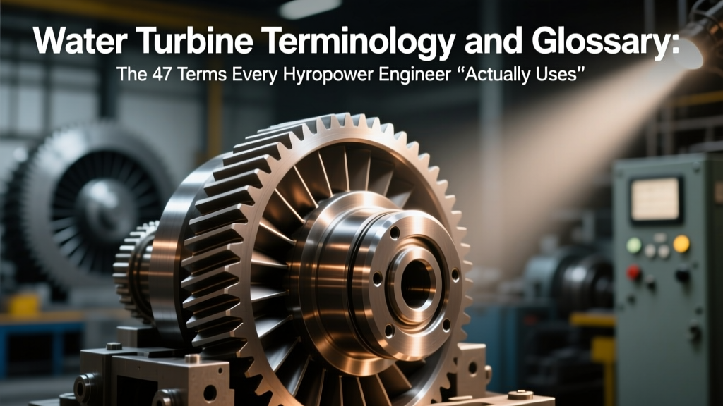 Water Turbine Glossary: 47 Terms Hydropower Engineers Use