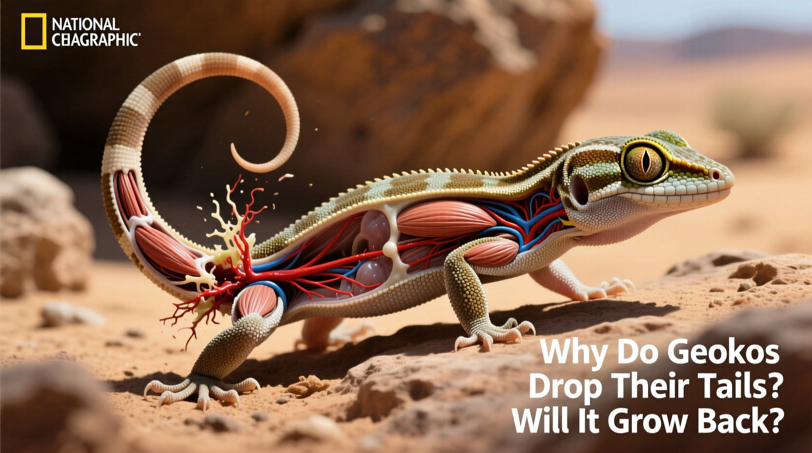 why does my gecko drop its tail and will it grow back