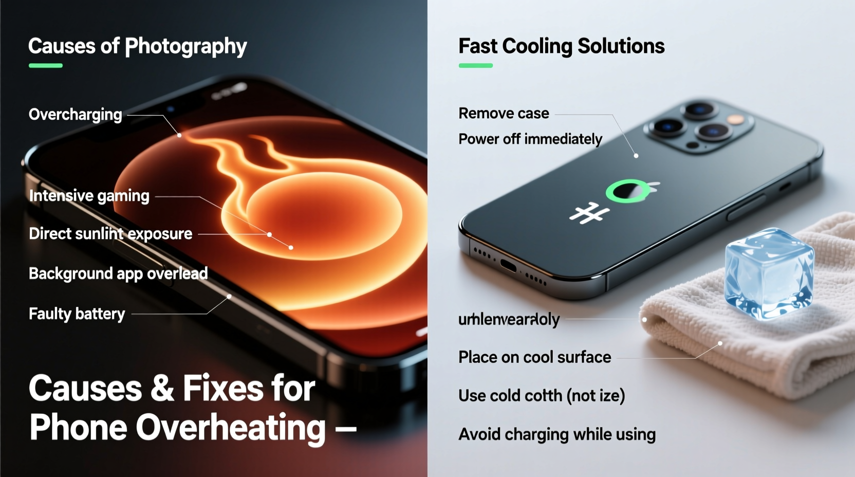 causes of sudden phone overheating and how to cool it down fast