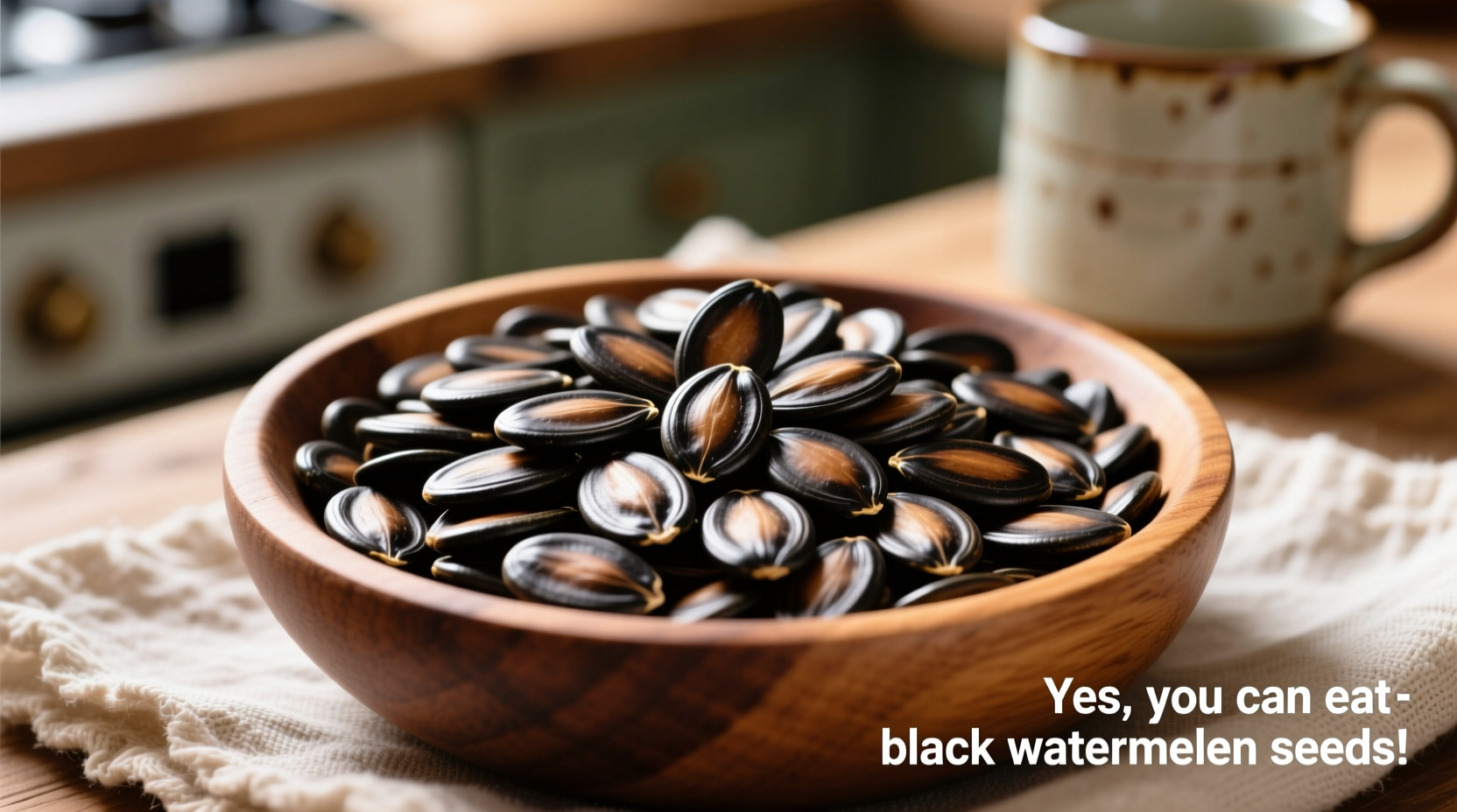 can you eat black watermelon seeds