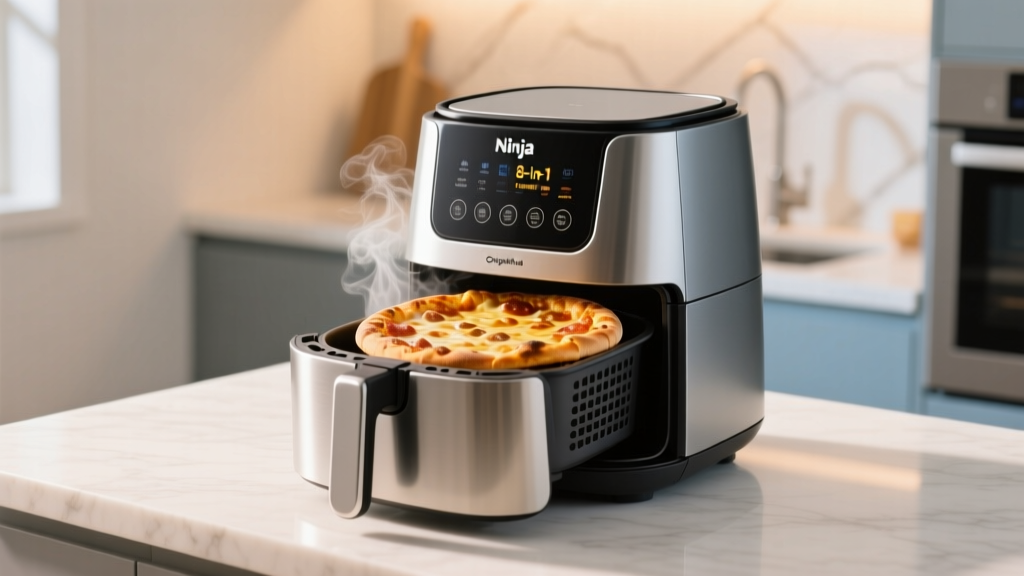 Crispy Ninja Foodi 8-in-1 Pizza in Under 15 Minutes