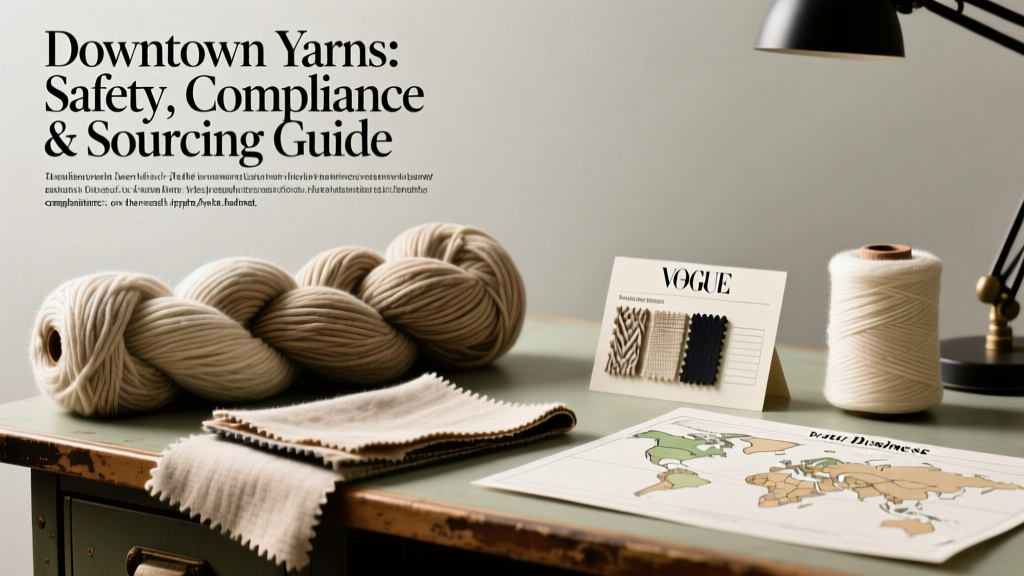Downtown Yarns: Safety, Compliance & Sourcing Guide