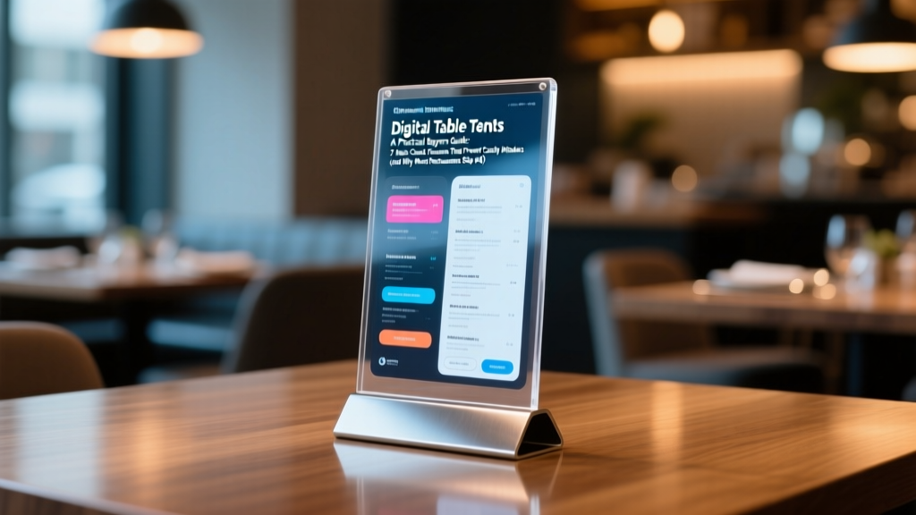 Digital Table Tents A Practical Buyers Guide: 7 Must-Check Features That Prevent Costly Mistakes (and Why Most Restaurants Skip #4)