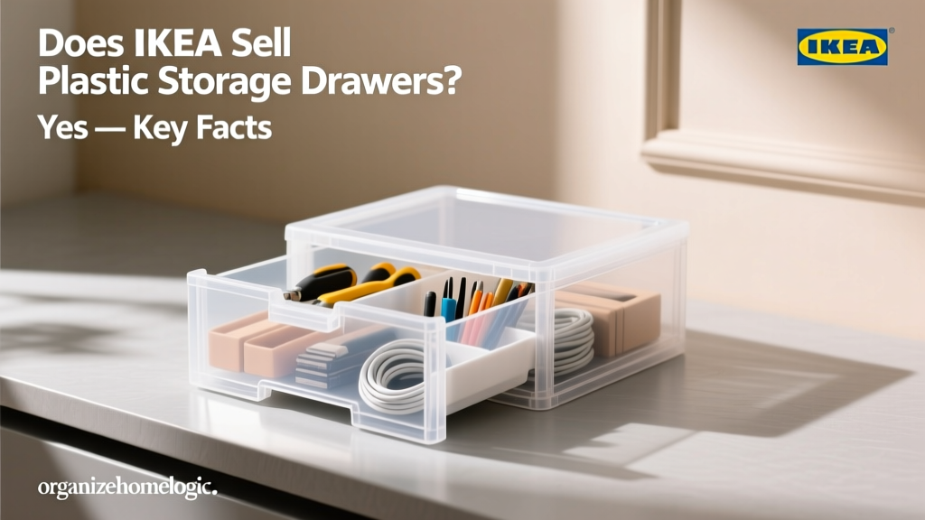Does IKEA Sell Plastic Storage Drawers? Yes — Key Facts