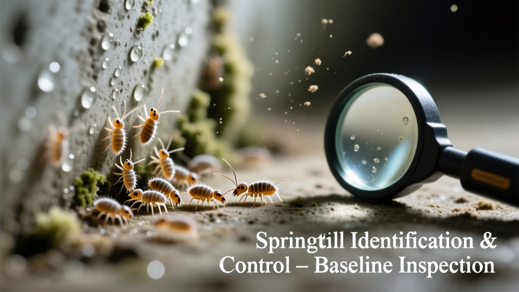 Springtails in Basement: Identification and Control