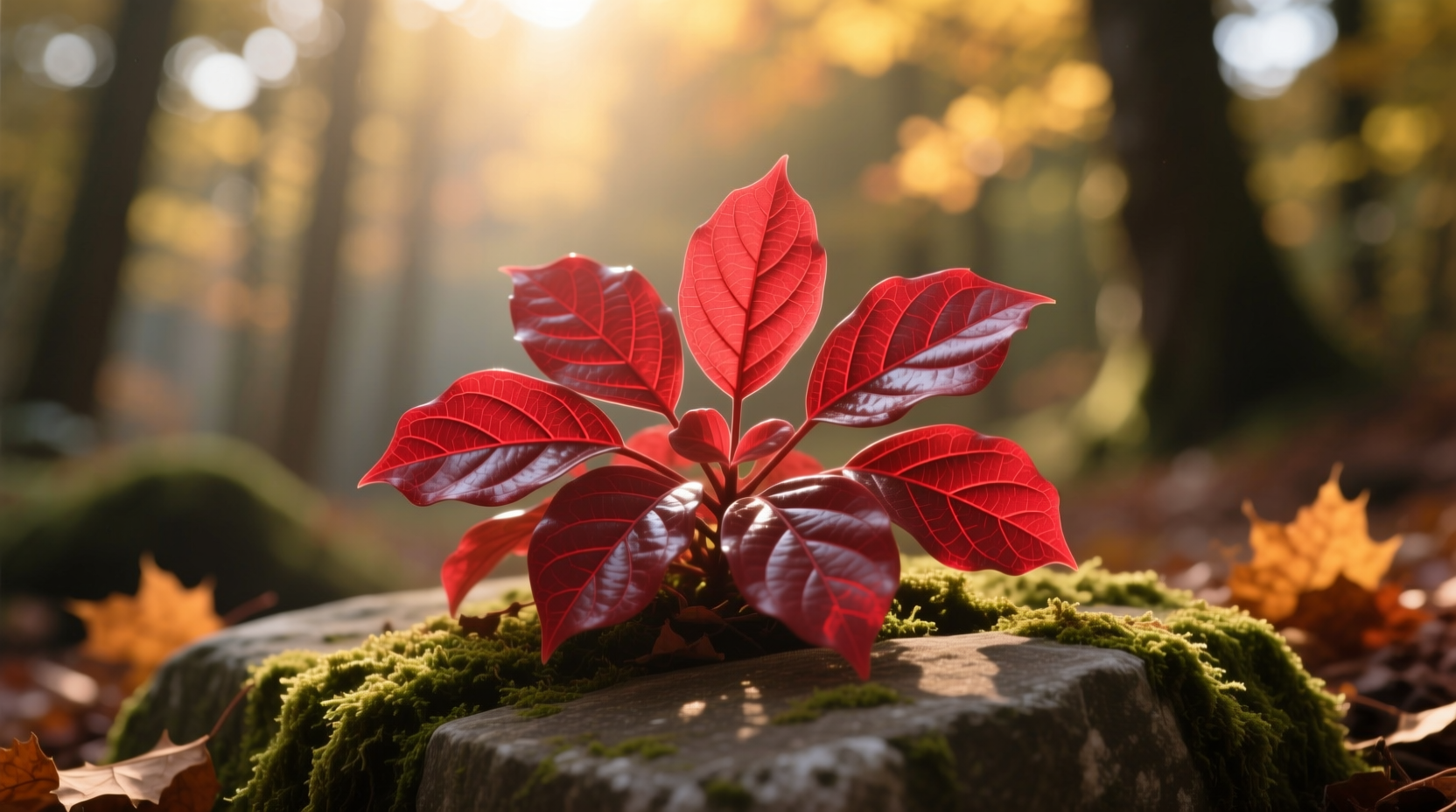 red leaf plant perennial