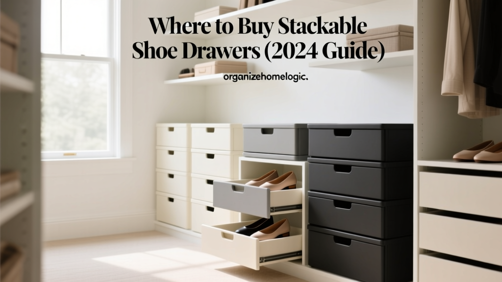 Where to Buy Stackable Shoe Drawers (2024 Guide)