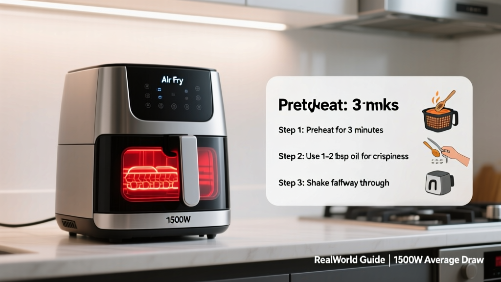 How Much Wattage Does an Air Fryer Draw? (Real-World Guide)