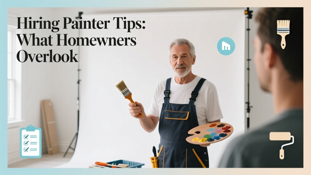 Hiring Painter Tips: What Homeowners Overlook