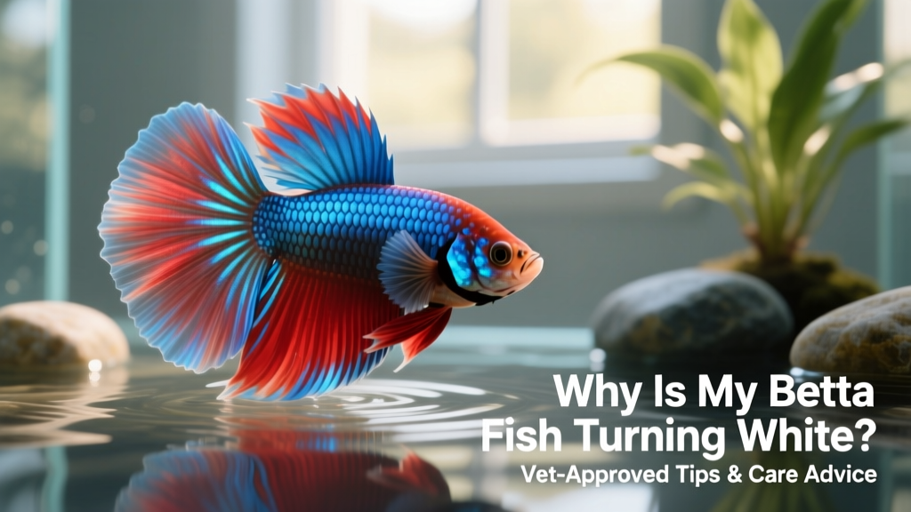 Close-up of a healthy, brightly colored betta fish flaring its fins in clear water