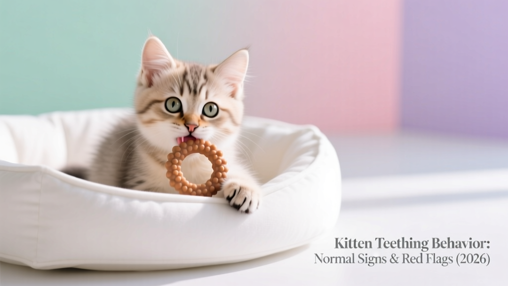 Kitten Teething Behavior: Normal Signs & Red Flags (2026)