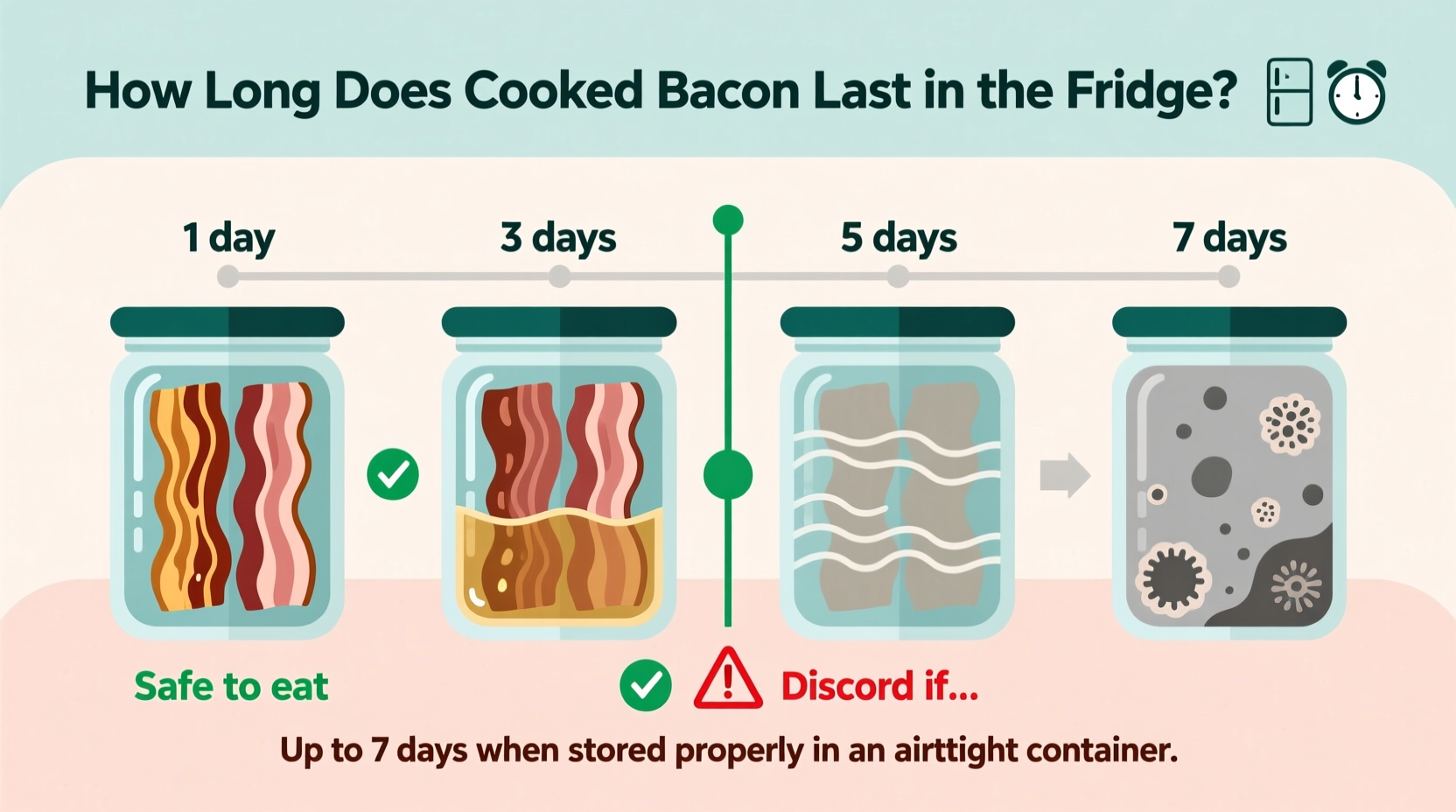 Cooked Bacon Shelf Life: 4-5 Days in Fridge (Verified)