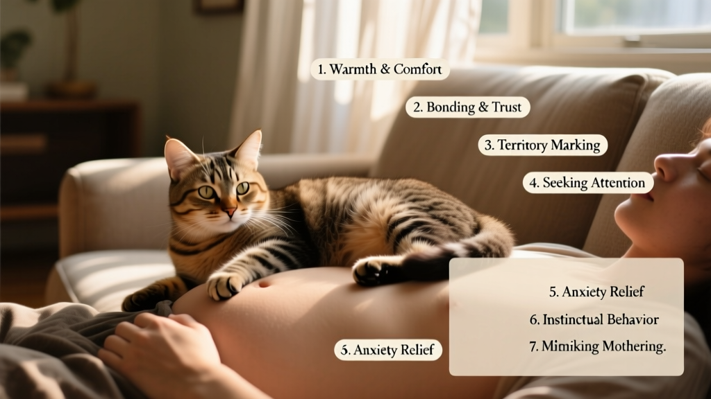 Why Does My Cat Lie on My Stomach? 7 Common Reasons