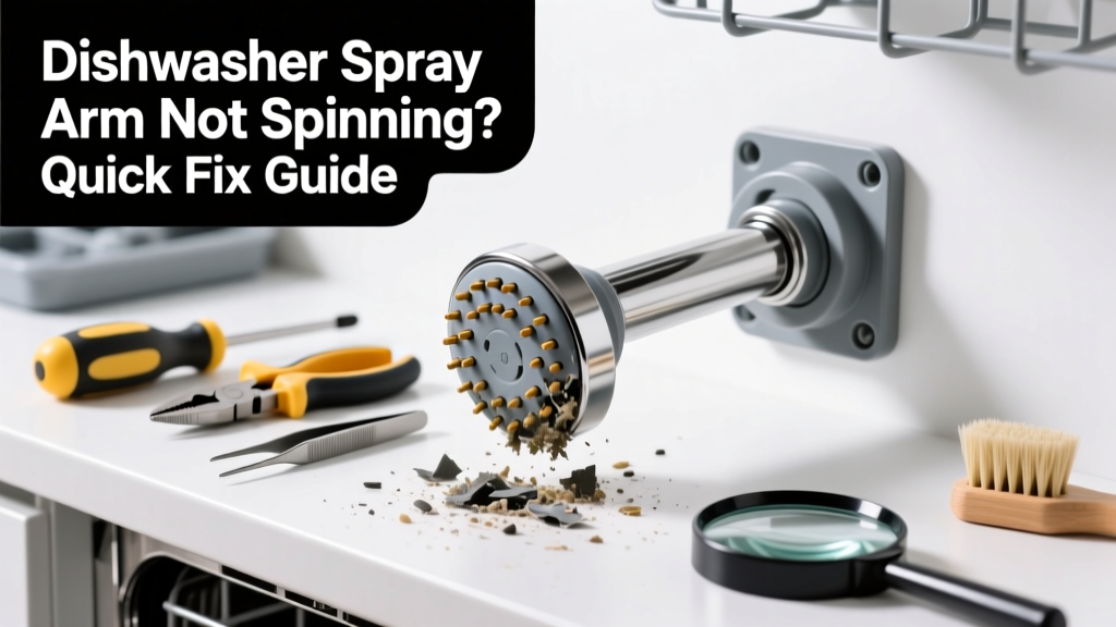 Dishwasher Spray Arm Not Spinning: Quick Fix Guide