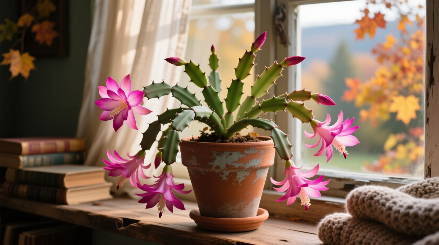 thanksgiving cactus rebloom