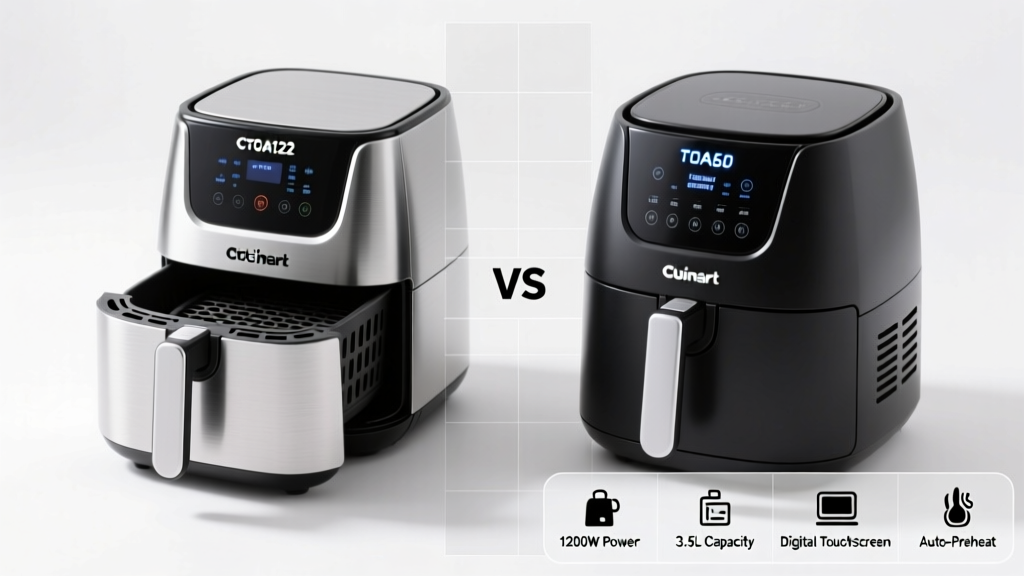 Cuisinart CTOA-122 vs TOA-60: Expert Air Fryer Showdown