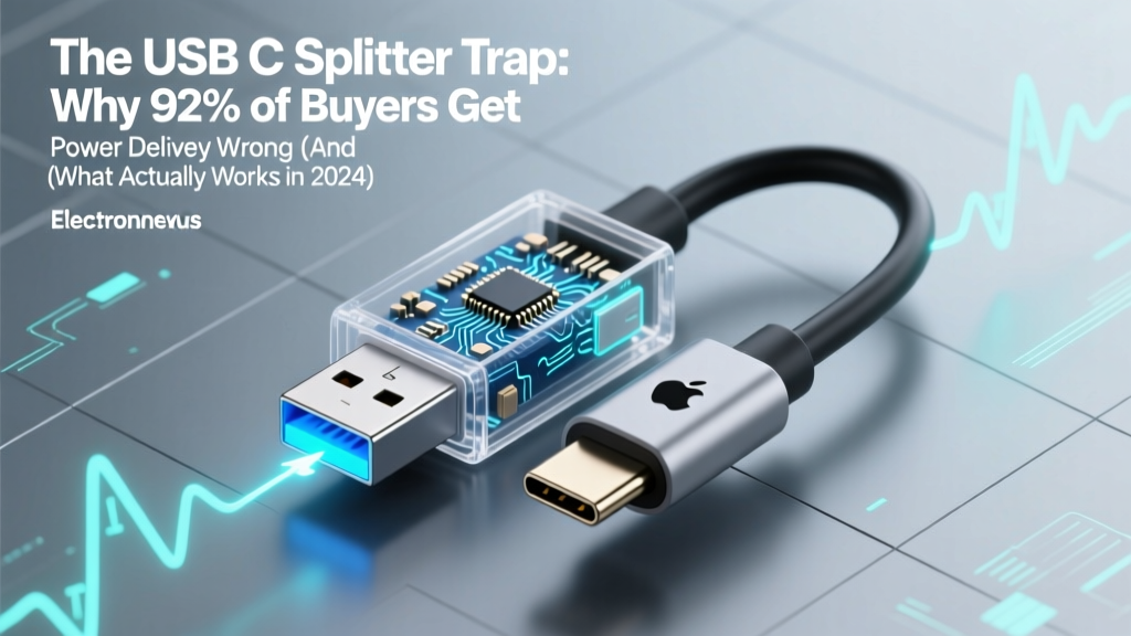 The USB C Splitter Trap: Why 92% of Buyers Get Power Delivery Wrong (And What Actually Works in 2024)