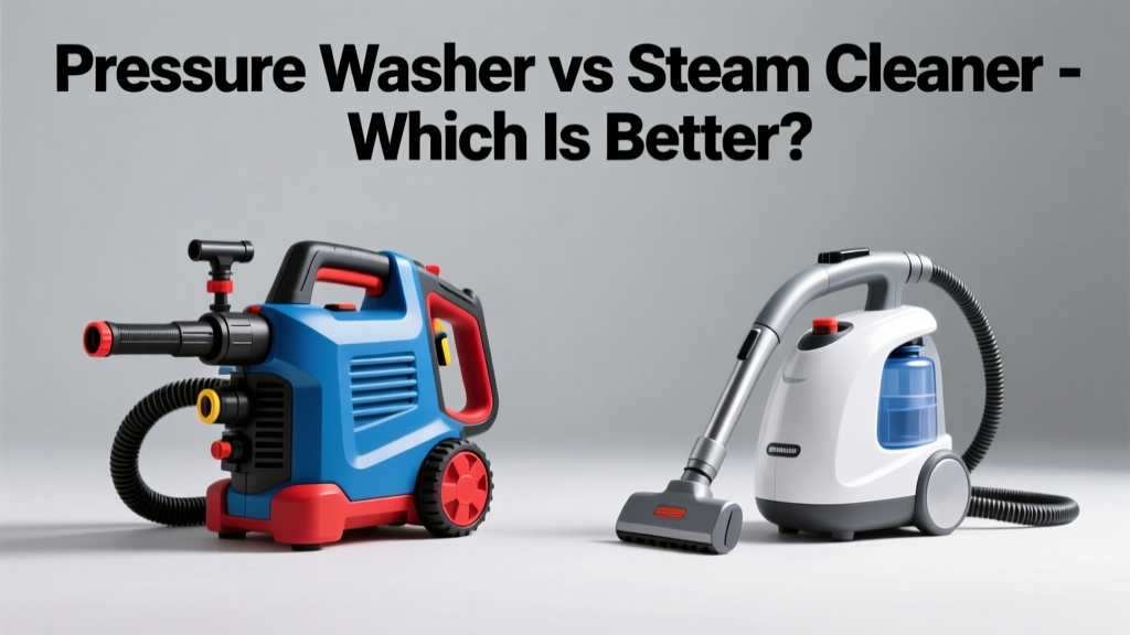 Pressure Washer vs Steam Cleaner: Which Is Better?