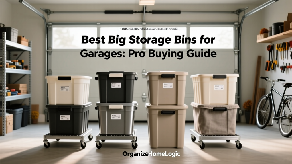 Best Big Storage Bins for Garages: Pro Buying Guide