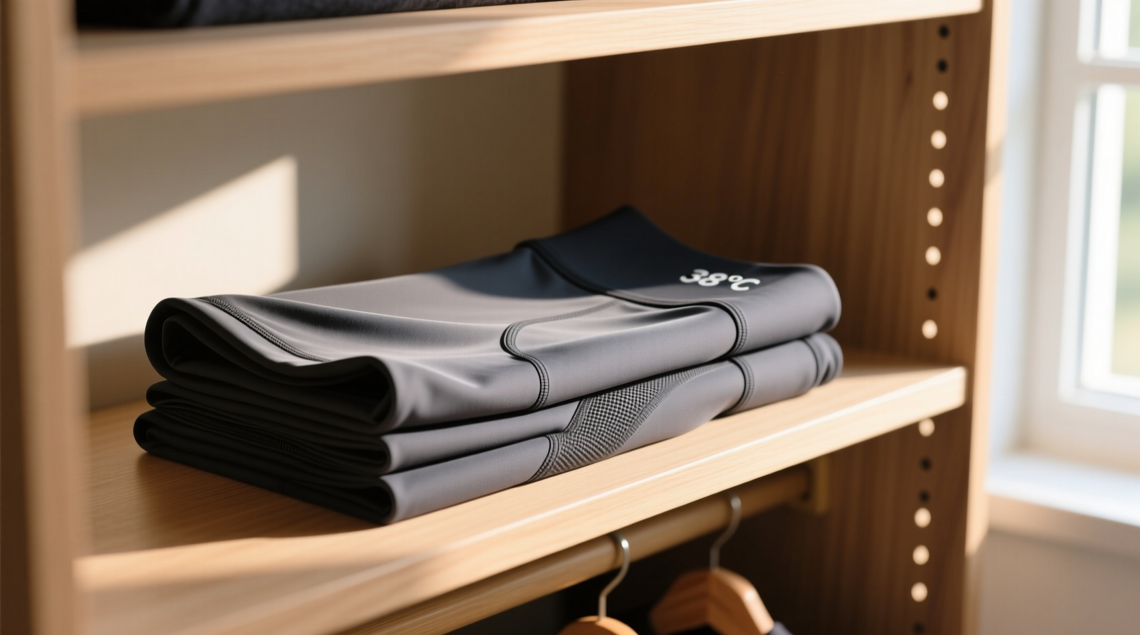 closet organization tips for compression leggings