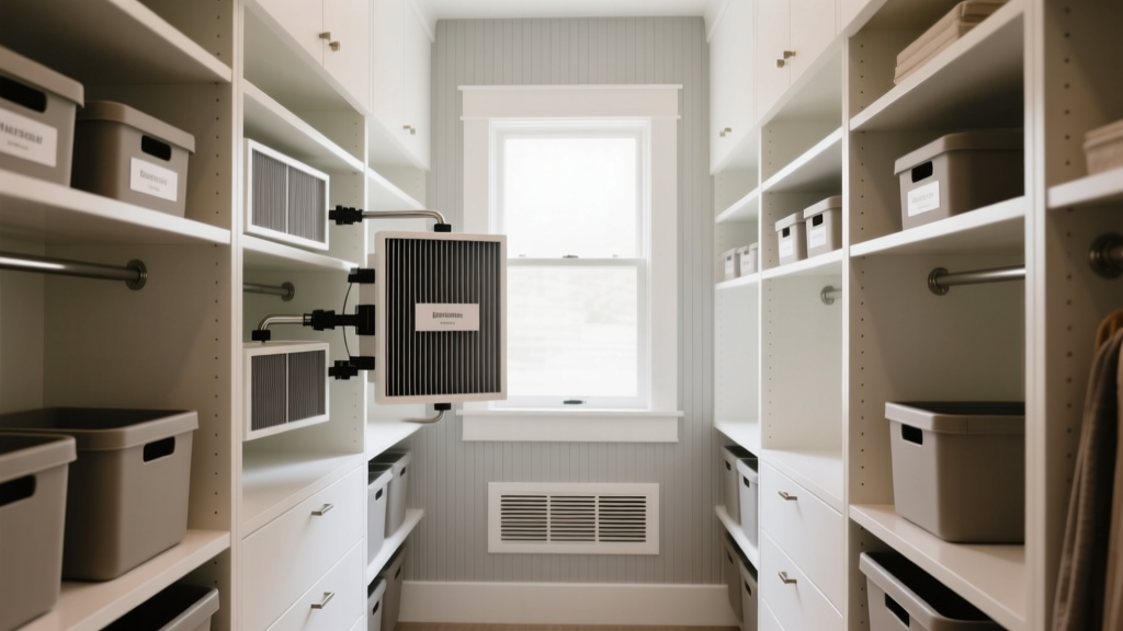 Utility Closet Air Filter Swap Station: Creating a Visibl...