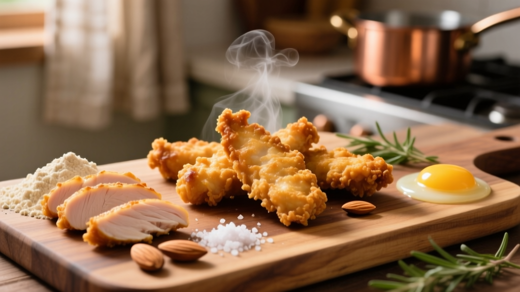 Crispy Almond Flour Chicken Tenders (Air Fryer)