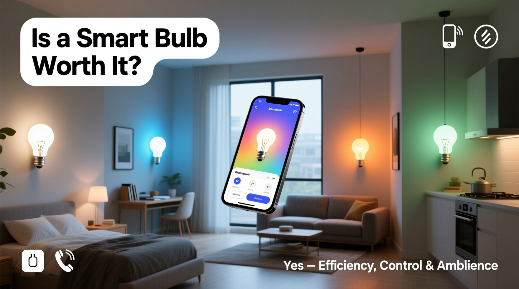 is a smart bulb worth installing in every room of your home