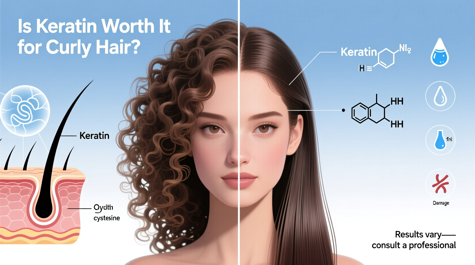 is keratin treatment worth it for curly hair or will it ruin your texture