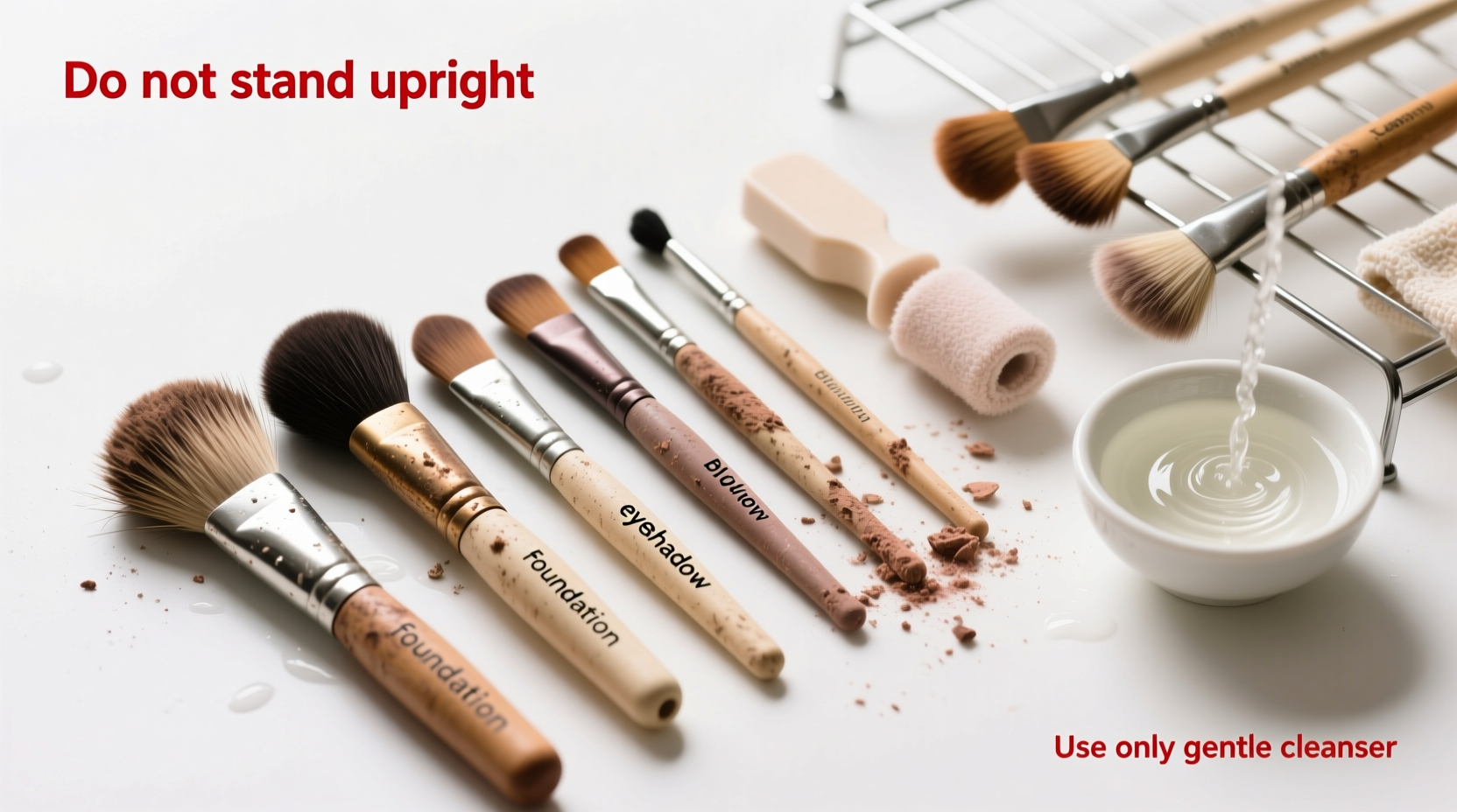 how to refresh old makeup brushes without buying new ones step by step