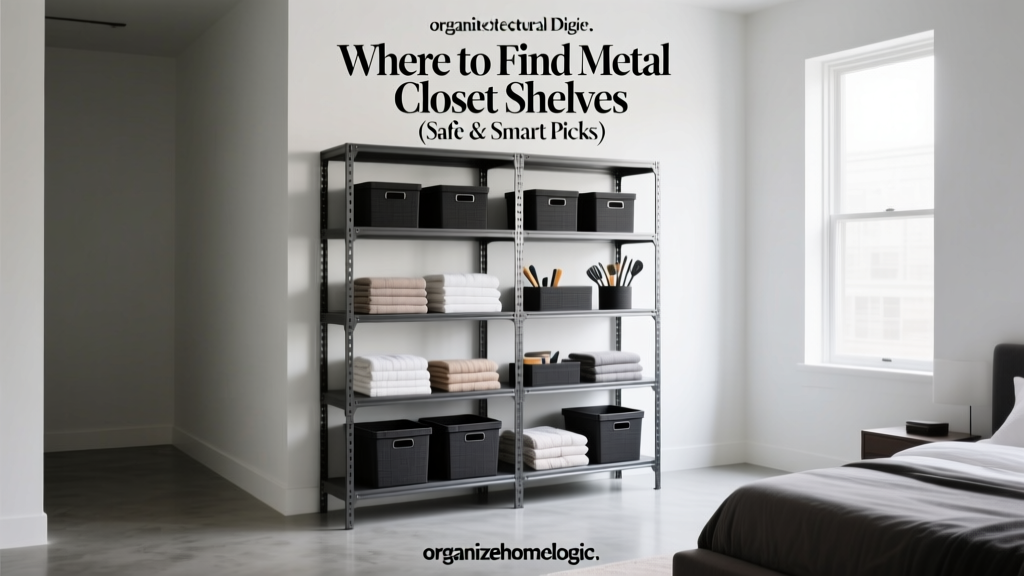 Where to Find Metal Closet Shelves (Safe & Smart Picks)