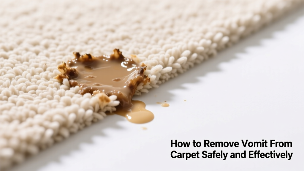 How to Remove Vomit from Carpet Safely and Effectively