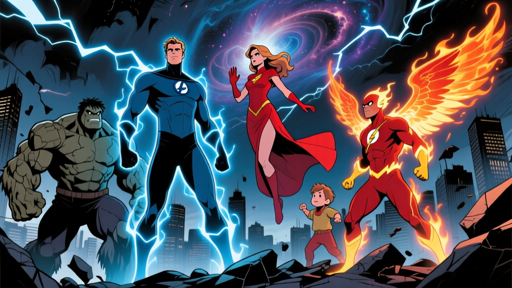 The Fantastic 4 Team: Sixty Years of Cosmic Fire, Family Drama, and Marvel's First Superhero Family