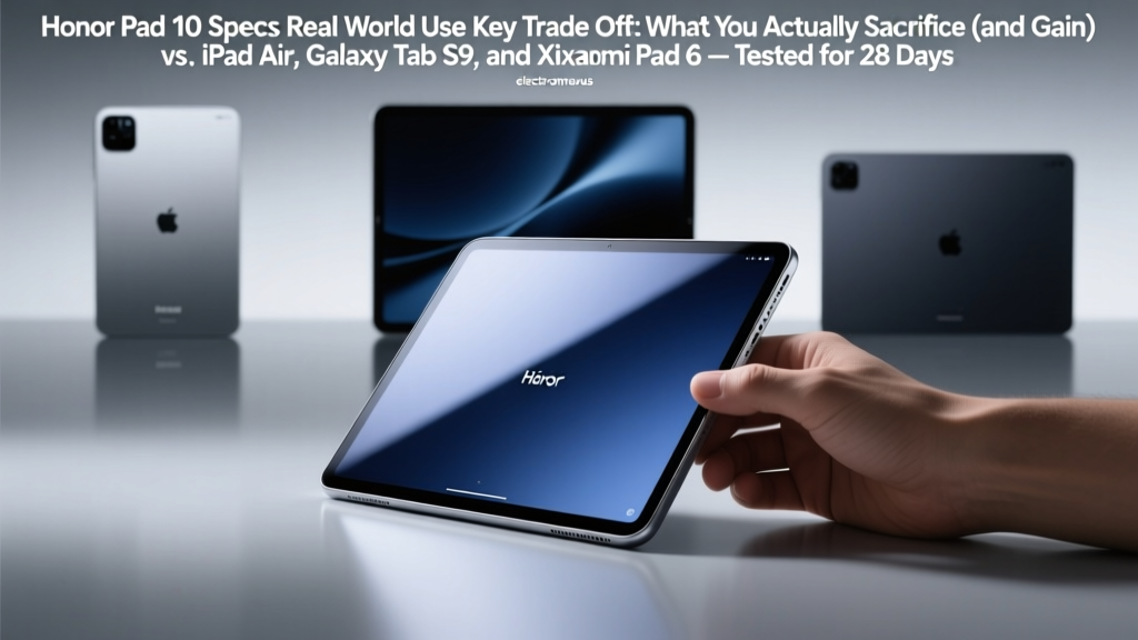 Honor Pad 10 Specs Real World Use Key Trade Offs: What You Actually Sacrifice (and Gain) vs. iPad Air, Galaxy Tab S9, and Xiaomi Pad 6 — Tested for 28 Days
