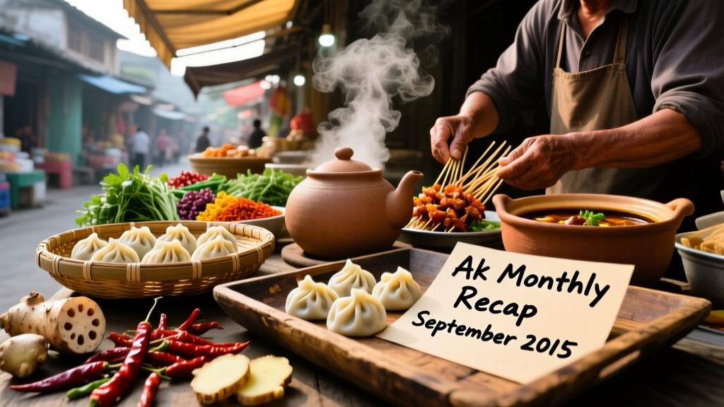 Ak Monthly Recap: September 2015 — A Culinary Crossroads of Tradition, Innovation, and Global Exchange