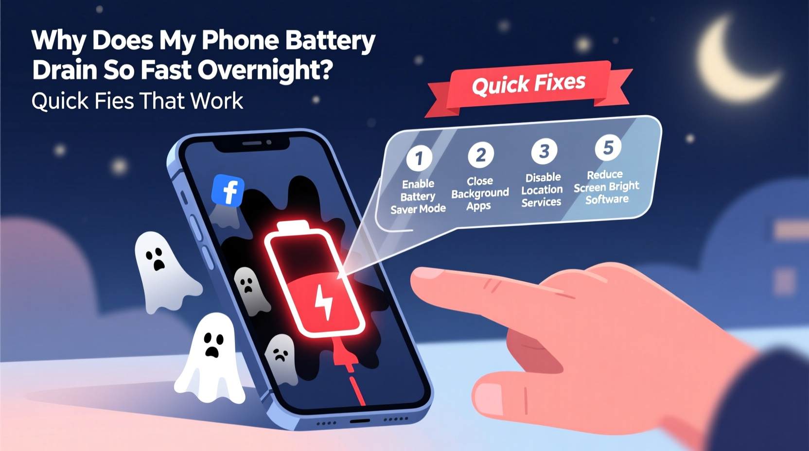 why does my phone battery drain so fast overnight quick fixes that work