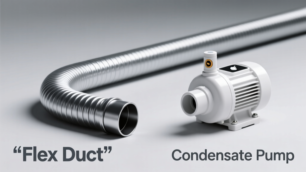 Flex Duct vs Condensate Pump: Which Fixes Your HVAC Issue?