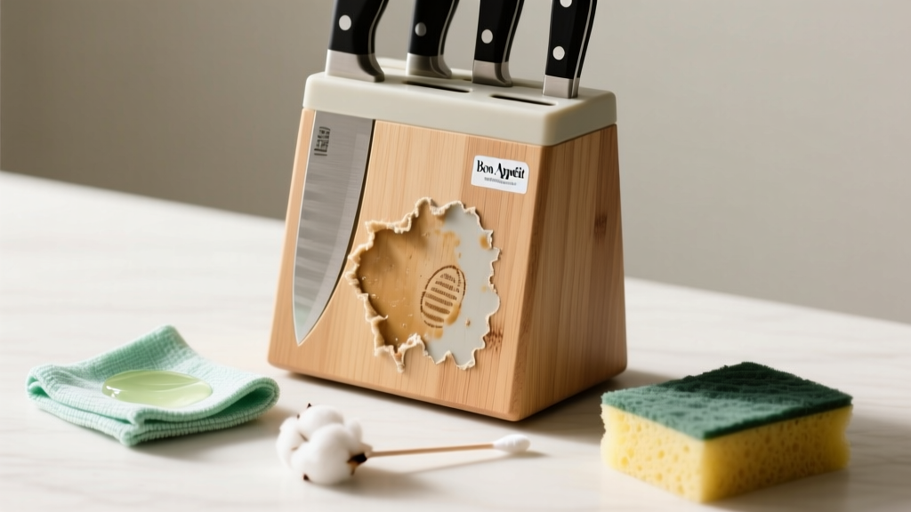 Proven: How to Get Sticker Residue Out of Knife Block