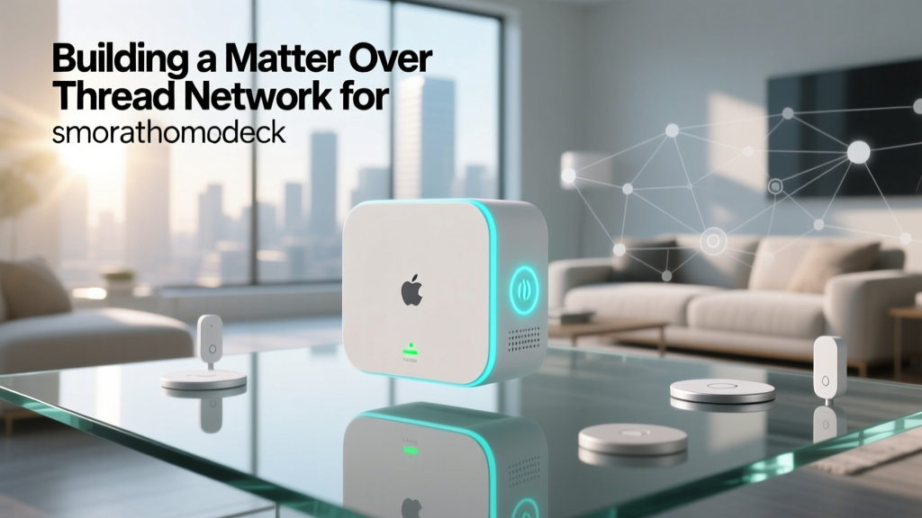 Building a Matter Over Thread Network for Smart Homes