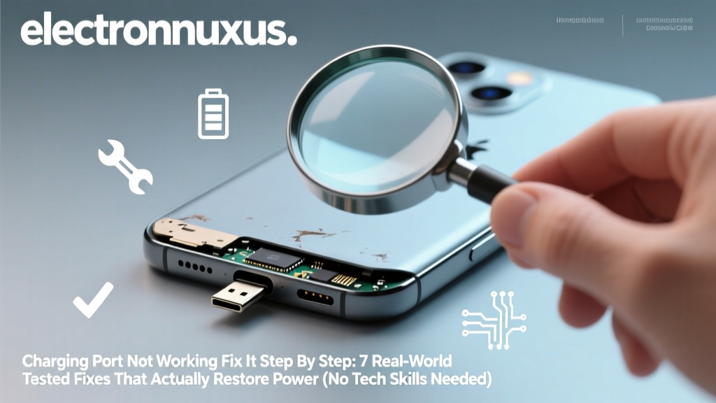 Charging Port Not Working Fix It Step By Step: 7 Real-World Tested Fixes That Actually Restore Power (No Tech Skills Needed)