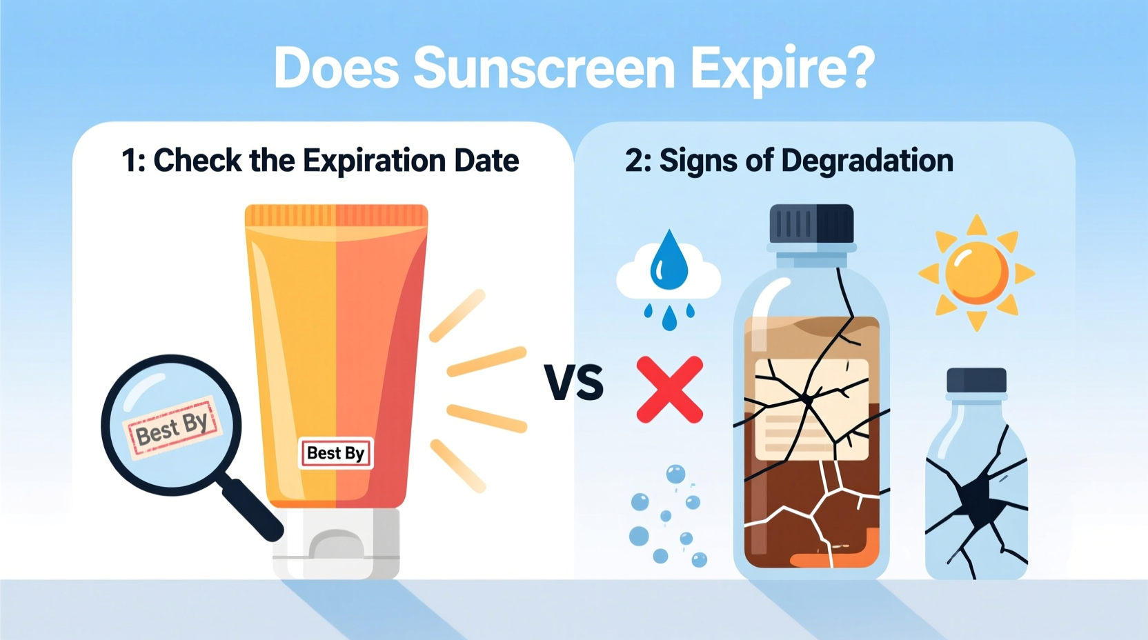 does sunscreen expire and how to check if yours is still effective