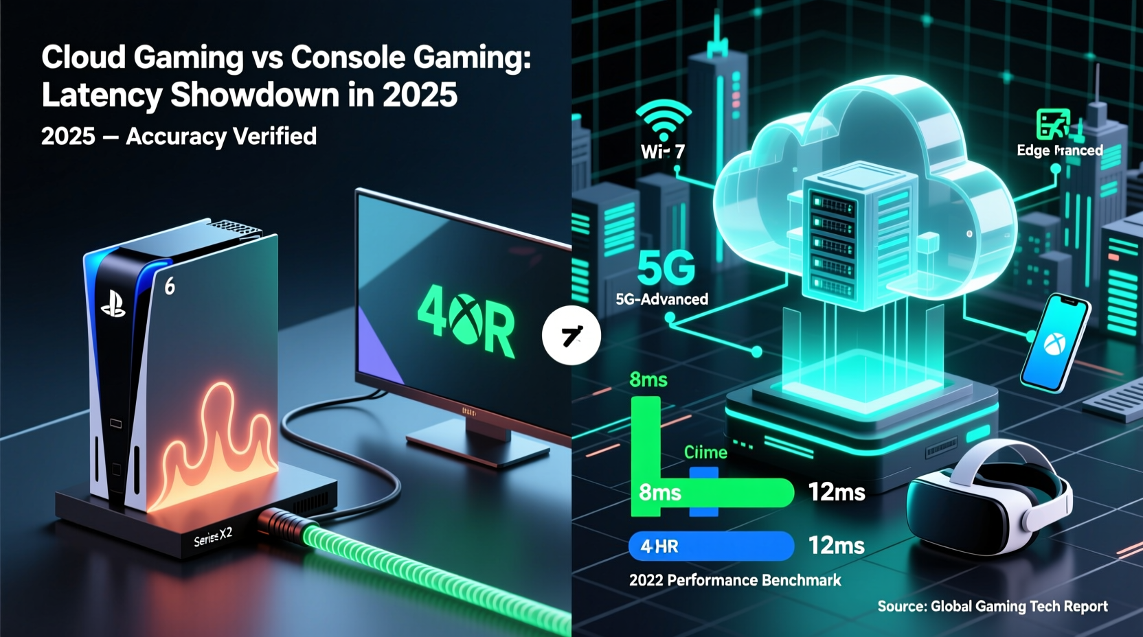 cloud gaming vs console gaming which has less lag in 2025