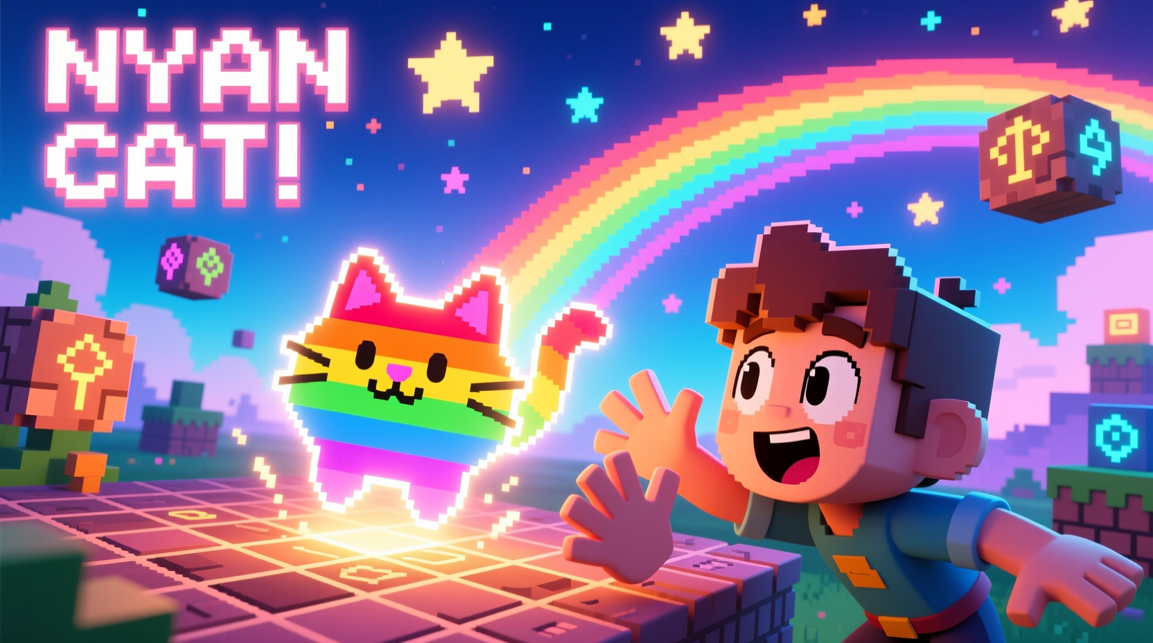 Player discovering Nyan Cat combination in Infinite Craft