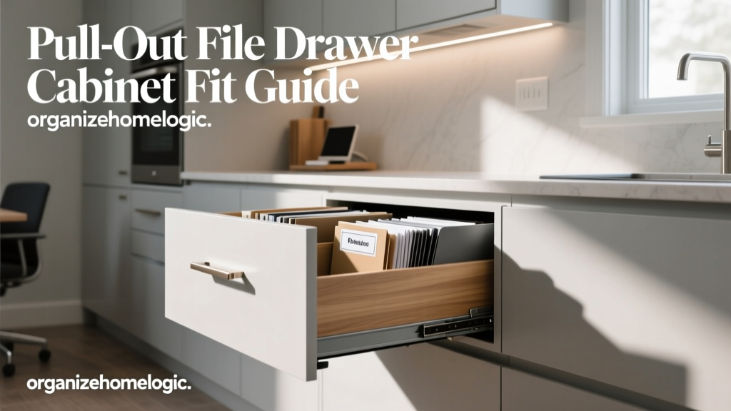 Pull-Out File Drawer Cabinet Fit Guide